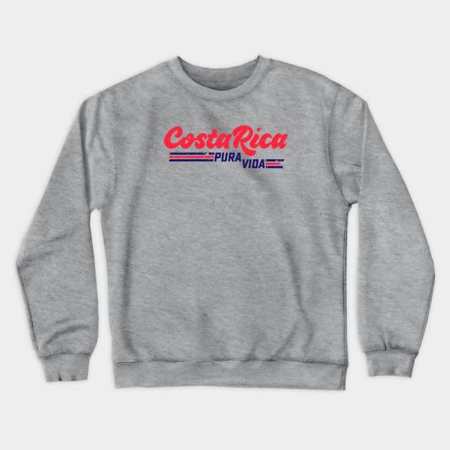 Costa Rica Pura Vida T-shirt Crewneck Sweatshirt by attadesign